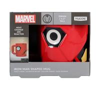 Tazza 3D Iron Man Arc Reactor Tazza Cambiamento Temperatura Marvel Ufficiale, Tazza Collezionabile per Fan degli Avengers, 500ml (17 fl oz)