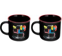 Paladone - Tazza a variazione termica Pennywise, da 350 ml, in ceramica, per caffè, tè o cioccolata calda, regalo per gli appassionati di film horror, licenza ufficiale IT the Movie (Confezione da 2)