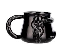 Paladone - Tazza da caffè in ceramica nera con serpente Nagini, da 400 ml, design Mangiamorte, idea regalo per adulti e fan del mondo magico del Marchio Nero di Harry Potter, licenza ufficiale