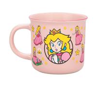 Paladone Super Mario Princess Peach Tazza con effetto termico, 300 ml, licenza ufficiale, rosa, tazza da caffè in ceramica per bevande calde, regalo per gamer, collezione Nintendo, cultura pop