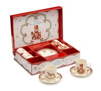 Palais Royal art. 1025017 box 6 tazzine caffè Nut 100cc decoro Natalizio