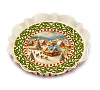 Palais Royal art. 1025406 coppa rotonda 30xh4cm decoro Natalizio