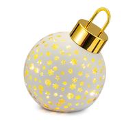 PALAIS ROYAL Palla di Natale Sfera Inclinata Decorazione Natalizia con LED 20cm