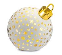 PALAIS ROYAL Palla di Natale Sfera Inclinata Decorazione Natalizia con LED 30cm