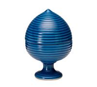 Palais Royal Pumo Pomo Pugliese Scatola Contenitore Decorazione 30cm Blu Ceramica