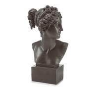 PALAIS ROYAL Scultura Figura Busto Venere 35cm Grigio Resina
