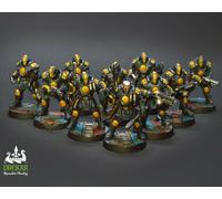 Palanite Enforcer Patrol Necromunda COMMISSIONE dipinto