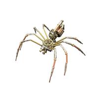 Palapozzy Kit di modellini 3D a forma di ragno in metallo, steampunk, fai da te, biomimetici, insetti, animali da assemblare, regalo per ragazzi o ragazze (versione C/110 pezzi)