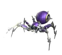 Palapozzy Kit di modellini 3D in metallo, ragno da guerra, per adulti, steampunk, fai da te, assemblaggio in metallo, puzzle meccanico, decorazione creativa per adulti, viola