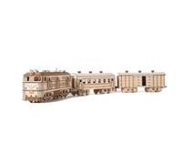 Palapozzy Kit di modellini in legno 3D a forma di treno, set fatto a mano di treno di assemblaggio in legno, trasmissione meccanica, regali per adulti (versione dinamica standard 2313PCS)