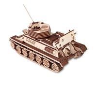 Palapozzy Puzzle 3D in legno per adulti, crea il tuo modello di serbatoio T-34-85, dotato di sistema di collegamento a ingranaggi, kit di modelli in legno fai da te per adulti (965 pezzi)