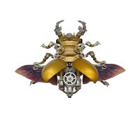 Palapozzy Puzzle meccanico 3D in metallo, montaggio di scarabeo per adulti, steampunk, kit fai da te, regalo per adulti (giraffa, cervo, scarabeo, edition)