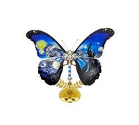 Palapozzy Puzzle meccanico 3D per adulti, in metallo, con farfalla meccanica, steampunk, fai da te, motivo notte stellata, regalo decorativo alla moda per gli amici (100+pezzi)