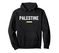 Palastine Flag, Palestinian Love Illustration Graphic Design Felpa con Cappuccio