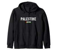 Palastine Flag, Palestinian Love Illustration Graphic Design Felpa con Cappuccio