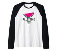 Palastine, I Love Palastine Illustration Graphic Design Maglia con Maniche Raglan