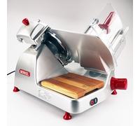 Palatina Werkstatt ® Set offerta: affettatrice Berkel Pro Line XS 25 | argento | + tagliere in legno a barile, modello: 2022