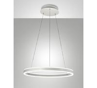 PALAU LAMPADARIO A SOSPENSIONE BIANCA D. 60CM A LED 3000K - 60W - 6540 lm DIMMERABILE