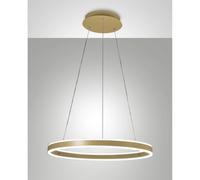 PALAU LAMPADARIO A SOSPENSIONE ORO OPACO D. 60CM A LED 3000K - 60W - 6540 lm DIMMERABILE