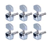 Palaufr 6 meccanismi di accordatura per chitarra, in acciaio, per chitarre elettriche e classiche, manutenzione, aggiornamento, riparazione, per giocatori e giocatori