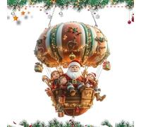 Palaufr Decorazione Con Pendente Acrilico | Pallone Aerostatico Decorazione In Acrilico 2D Per Natale | Artistica Fantasiosa che Cattura la Luce del Sole | Per Giardino Camera Da Letto