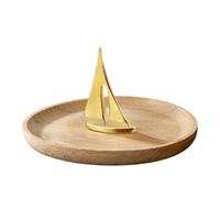 Palaufr Gnat Coil Holder - Supporto per barche con base in legno, per escursioni, piscina, terrazza, campeggio, attività all'aperto