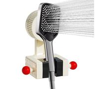 Palaufr Portalavabo per la Doccia a | per il Supporto Robusto - Supporto per il Soffione a Parete | Per Bagno Cucina Su Parete Domestica Interna Con Spugne Luffe Per Bagno