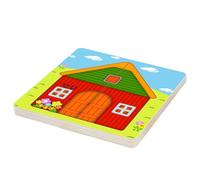 Palaufr Puzzle in legno per bambini, giocattolo educativo in legno con storie multiple, per bambini e ragazze, Natale, casa, viaggi, scuola, sala giochi, aula