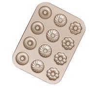 Palaufr Stampo Per Ciambelle Da Forno | Teglia Antiaderente E Resistente Al Calore,Stampo Per Torta A Forma Di Ciambella | Per La Preparazione Della Colazione, La Realizzazione Di Dessert E Per Le