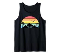 Palawan Filippine Isola Palme Sud-Est Asiatico Souvenir Canotta