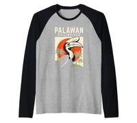 Palawan Filippine Tramonto Maglia con Maniche Raglan