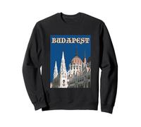 Palazzo del Parlamento Ungheria a Budapest Viaggi europei Felpa