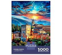 Palazzo dell'Alhambra Puzzle 1000 Pezzi, Impossibile Jigsaw Puzzle Per Adulti Bambino, Giochi Stimolanti Per Tutta La Famiglia 70x50cm/1000pcs