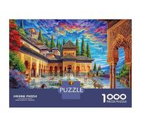 Palazzo dell'Alhambra Puzzle 1000 Pezzi, Jigsaw Puzzle Ad Alta Difficoltà Regali Per Adulti E Adolescenti, Home Giochi 70x50cm/1000pcs