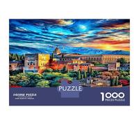 Palazzo dell'Alhambra Puzzle 1000 Pezzi, Jigsaw Puzzle Per Adulti E Ragazzi Dai 14 Anni in Su, Gioco Di Puzzle 38x26cm/1000pcs