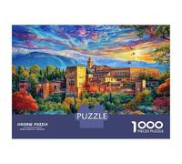 Palazzo dell'Alhambra Puzzle 1000 Pezzi, Jigsaw Puzzle Per Adulti E Ragazzi Dai 14 Anni in Su, Gioco Di Puzzle 70x50cm/1000pcs