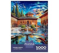Palazzo dell'Alhambra Puzzle 1000 Pezzi - Jigsaw Puzzle Regali Per Adulti E BambiniGioco Di Sfida Intellettuale, Impossibile Puzzle 70x50cm/1000pcs