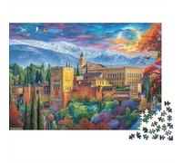 Palazzo dell'Alhambra Puzzle 1000 Pezzi Per Adulti E Bambini | Gioco Di Sfida Intellettuale Puzzle 52x38cm/1000pcs