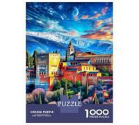 Palazzo dell'Alhambra Puzzle 1000 Pezzi Per Adulti, Puzzle Impossibile 1000 Pezzi Gioco Di Sfida Intellettuale Puzzle 70x50cm/1000pcs