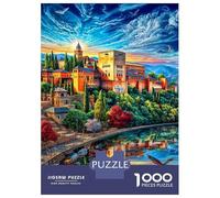 Palazzo dell'Alhambra Puzzle 1000 Pezzi Per Adulti, Puzzle Impossibile 1000 Pezzi Gioco Di Sfida Intellettuale Puzzle 70x50cm/1000pcs