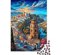 Palazzo dell'Alhambra Puzzle 1000 Pezzi, Puzzle Impossibile 1000 Pezzi Gioco Di Sfida Intellettuale 52x38cm/1000pcs