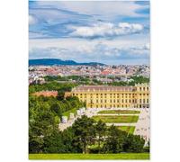 Palazzo di Schönbrunn con pittoresco giardino Parterre, Vienna, puzzle da 1000 pezzi (52 x 38 cm) pezzi da viaggio souvenir