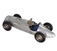 PALAZZO INT Modellino di metallo auto d'epoca Mercedes "Freccia d'argento" W25 - Auto da corsa decorativa in metallo con ruote mobili, pezzo da collezione vintage secondo la storica auto da corsa del