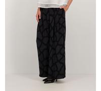 PALAZZO MODA Pantaloni ampi animalier elastico in vita