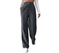 Palazzo - Pantaloni da donna a vita alta, eleganti e comodi per il tempo
