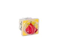 PALAZZOLI 265324 INTERRUTTORE SEZIONATORE 4X32A CON BLOCCOPORTA GIALLO ROSSO