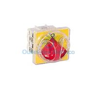 PALAZZOLI 265324 INTERRUTTORE SEZIONATORE 4X32A CON BLOCCOPORTA GIALLO ROSSO