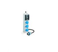 Quadro con 3 prese Palazzoli 2P+T 16A IP66 122x452x148 mm 670030