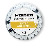 Palbea OverGrip Padel Bianco Extra Aderente Confezione da 22 Pezzi - Grip Padel Antiscivolo - Elevato Assorbimento del Sudore - Superficie Morbida - Progettato per Racchetta di Padel Tennis