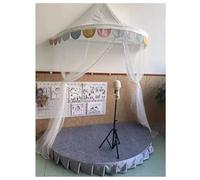 Palco Antiscivolo Per Chiesa Per Canti, Palco Semicircolare Per Discorsi Pubblici Con Telo Di Rivestimento Rimovibile, Capacità Di Carico 200 Kg, Altezza 15 Cm(Light Gray,Dia 120cm/47.2'')